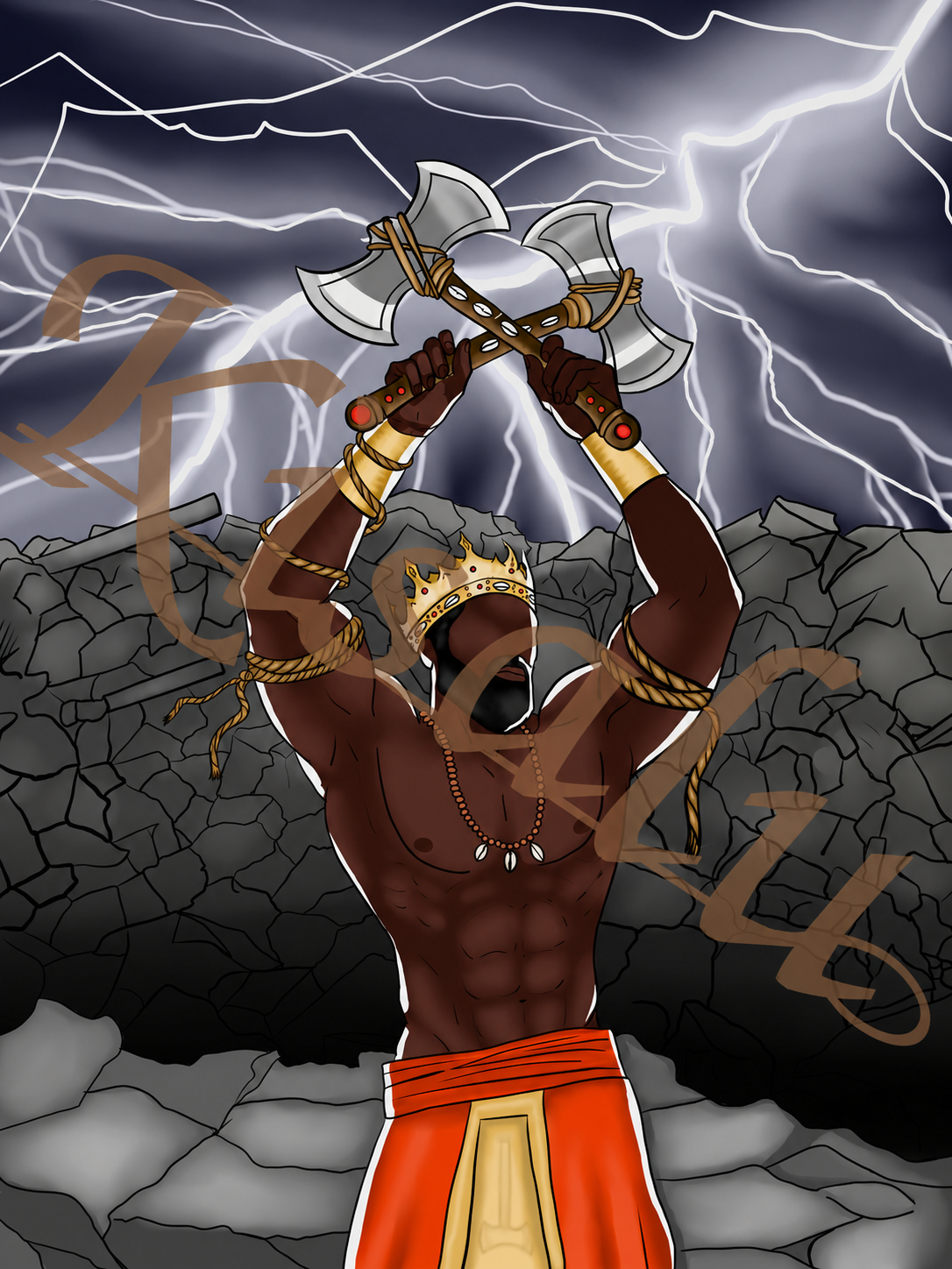 Adesivo KISALU Xangô